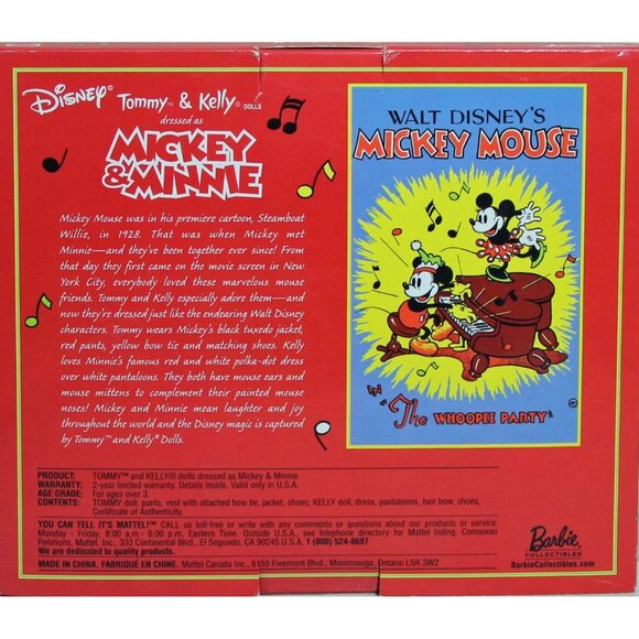 Tommy & Kelly Dressed as Disney Disney Tommy & Kelly Mickey & Minnie Collector Edition - 2002